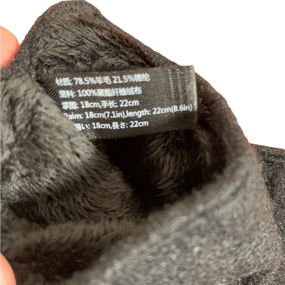 Caucus Women's Winter Wool Knit Warm Touchscreen Gloves Texting Finger Tips - M - Picture 5 of 6